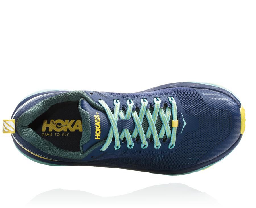 Trail Shoes Womens - Hoka One One Challenger ATR 5 - Blue - BHTNJQP-35